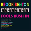 Album cover art for the aim release Fools Rush In by Brook Benton