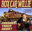 Album cover art for the aim release Freight Train Heart by Box Car Willie