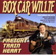 Album cover art for the aim release Freight Train Heart by Box Car Willie